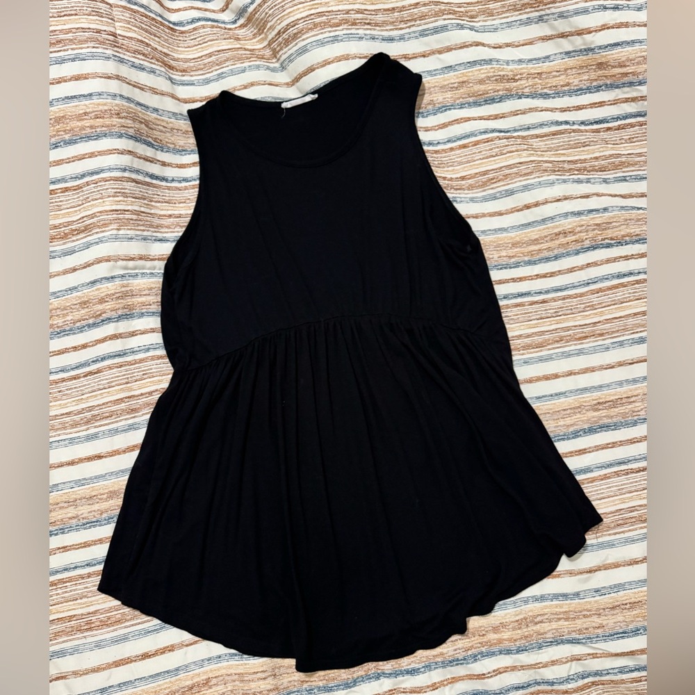 Black stretchy tank